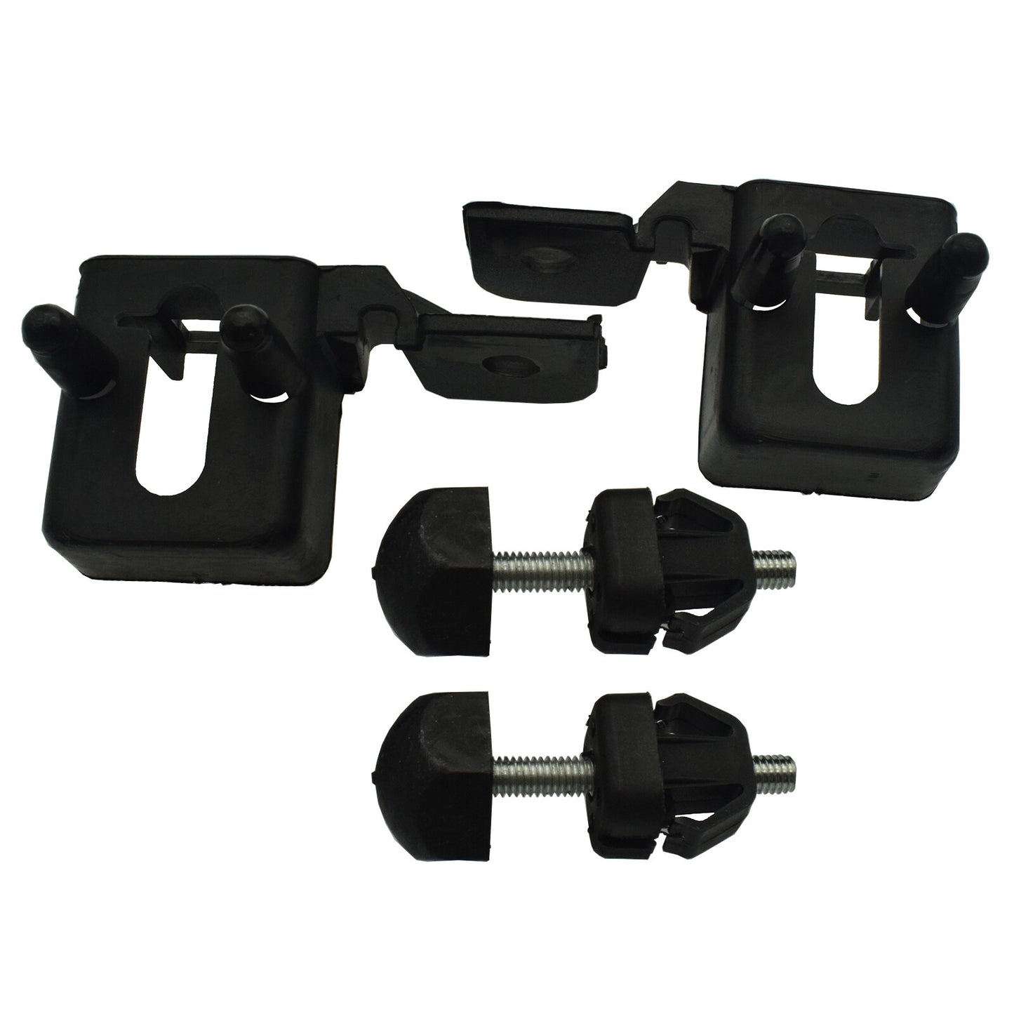 Range hood anti-collision stop adjuster bracket kit for left and right sides suitable for Ford Fusion for Lincoln MKZ