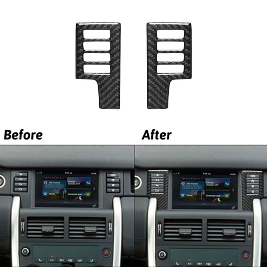 Carbon Fibre Screen Control Panel Trim for Land Rover Discovery Sport 2015-19