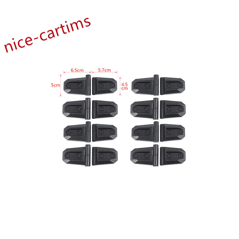 16¡ÁBlack ABS Car Side Door Hinge Protector Cover for Suzuki for Jimny 4-Door 2019-24