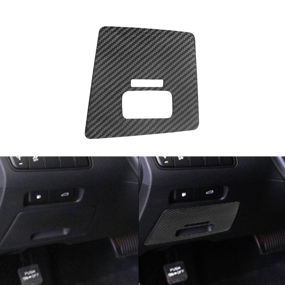 Carbon Fiber Fuse Box Cover Frame Trim Cover for Hyundai for Veloster JS 2019-2022