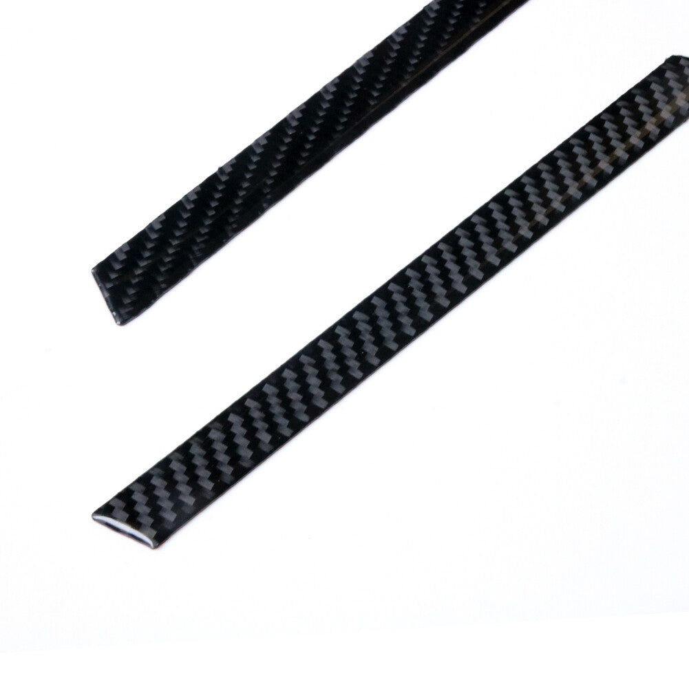 2Pcs Carbon Fiber Window Pillow Cover Trim for Honda for Civic Coupe 2013-2015