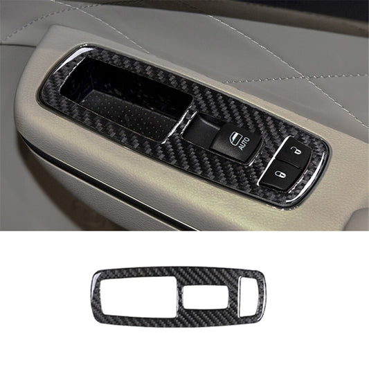 Passenger Wndow Lift Button Trim Panel Carbon Fiber for Chrysler 300 2015-2017