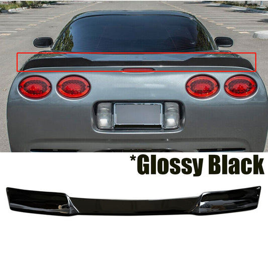 Rear Trunk Spoiler Wing For 1997-2004 for Corvette C5 ZR1 Extended Style Gloss Black