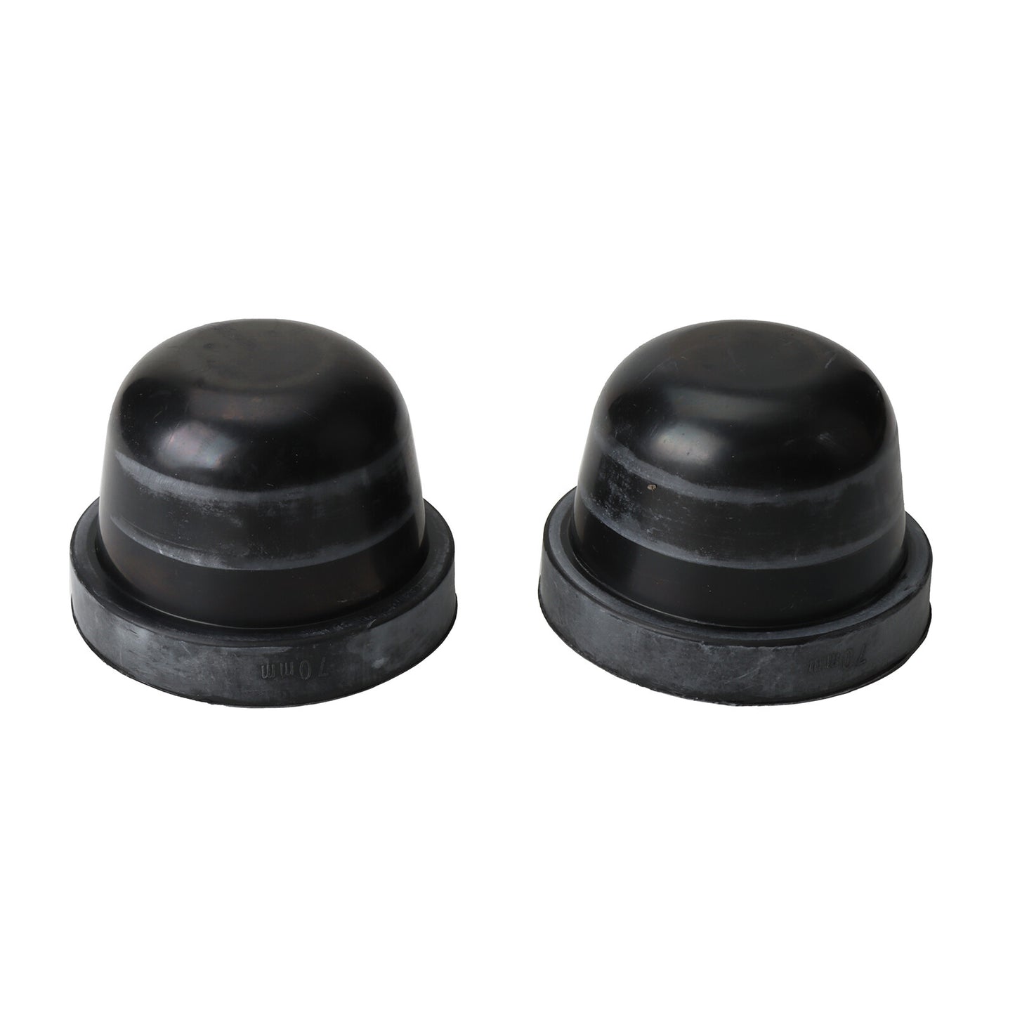 2pcs 70mm Rubber Car Headlight Housing Extended Dust Cover Boot Caps Accessories