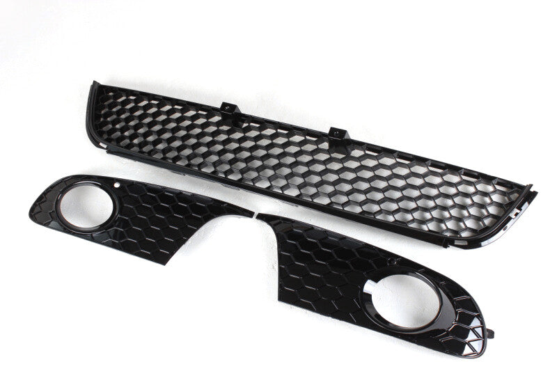 Front Bumper Grille Mesh Grill Fog Light Cover for VW for Golf 6 MK6 Non-GTI 2009-13