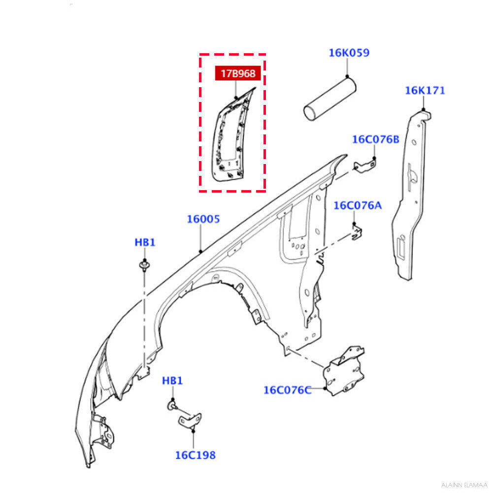 Front Side Fender Vent Cover Grille for Land Rover for Defender L663 90 110 2020-23