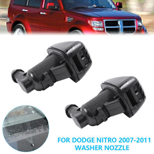 Fit for Jeep Liberty 2008-2012 Windshield Wiper Water Spray Washer Nozzle Jet