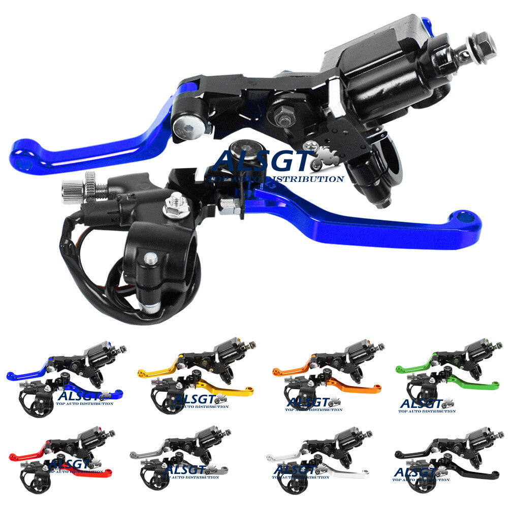 7/8 for Kawasaki KLX140/KLX140L/KLX140G Brake Master Cylinder Reservoir Levers