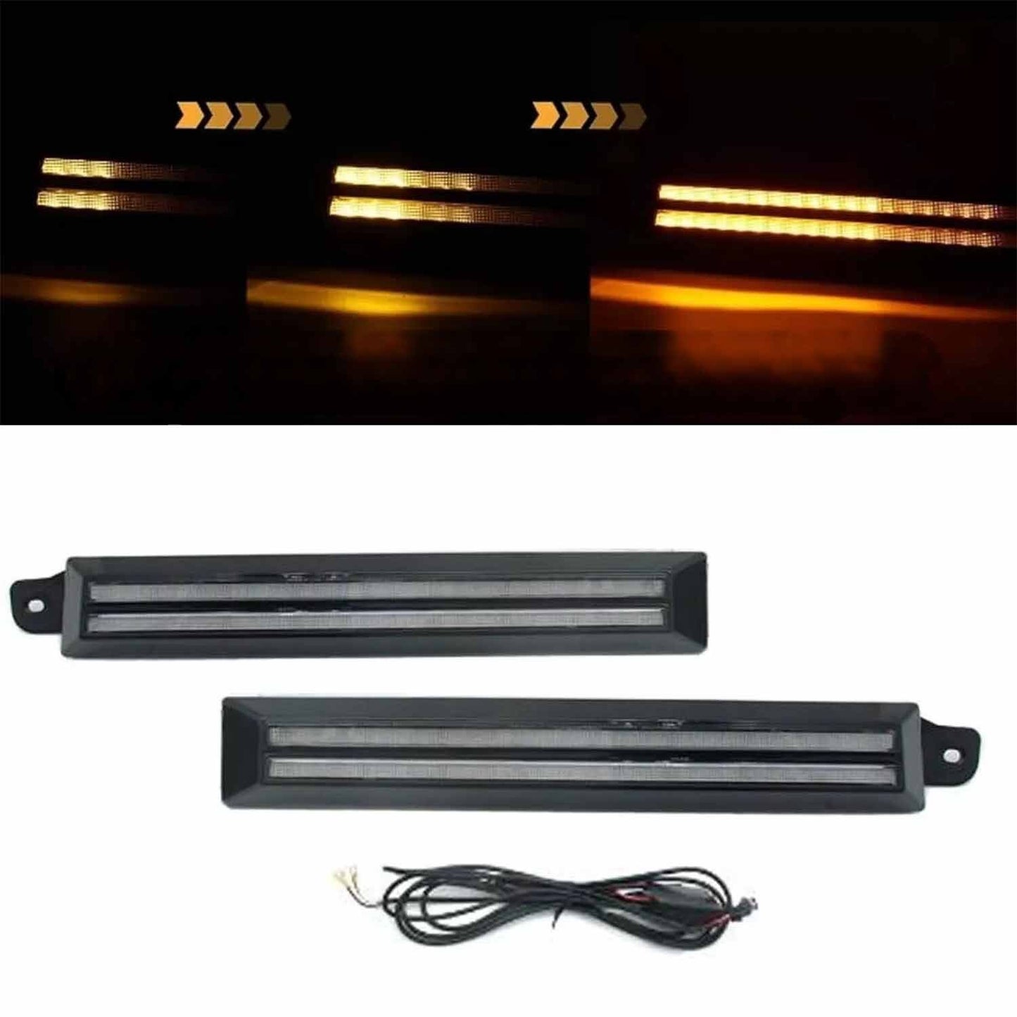 1Pair Front Headlight LED Daytime Running Light DRL for Toyota 4Runner 1996-2002