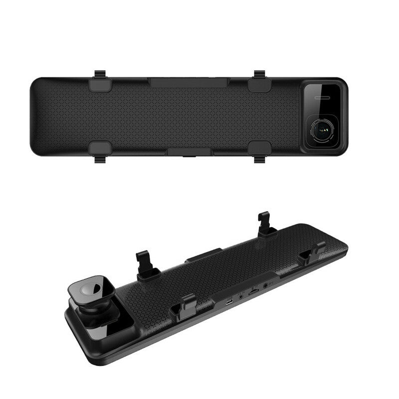 12in 2K Car Mirror Touch Screen Stream Media Dual Lens Video Recorder Rearview
