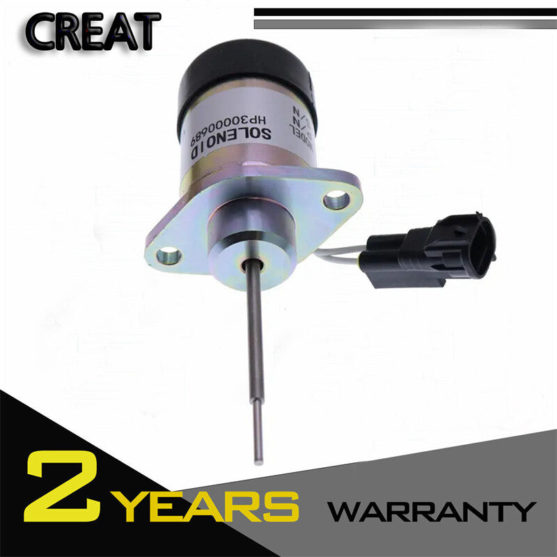 12V Fuel Stop Solenoid Valve for Kubota D902 Z482 Engine PS41CZ318 1E411-60012