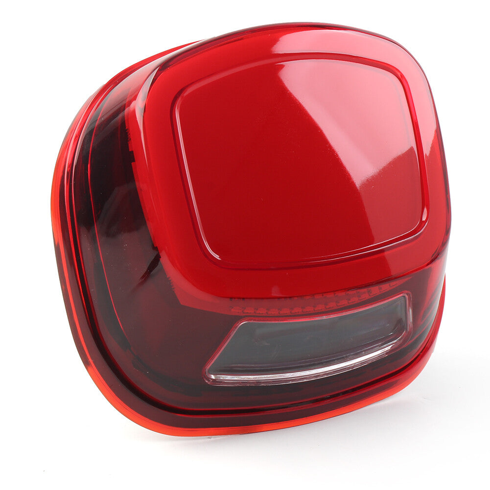 LED Rear Brake Tail Light Red Lens Fit for Harley Touring Softail Dyna Sportster