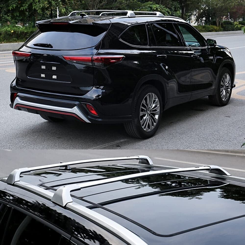 Baggage Roof Rails Rack Luggage 2020-2023 Fits for Toyota Highlander Kluger XU70
