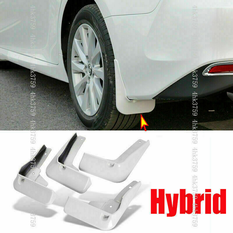 for Toyota for Camry XLE,LE,L, Hybrid 2018-2023 White Mud Flaps Splash Guards Fender
