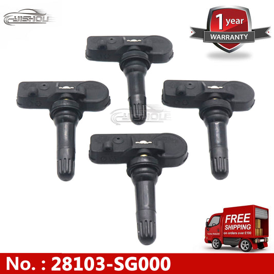 4-pack TPMS tire pressure sensors for Subaru Forester Impreza 28103-SG000