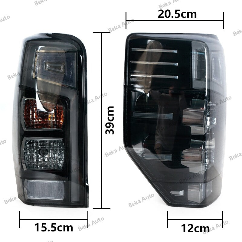 Smoked taillight and brake light for Mitsubishi L200 Triton 2019 - 2020 LH
