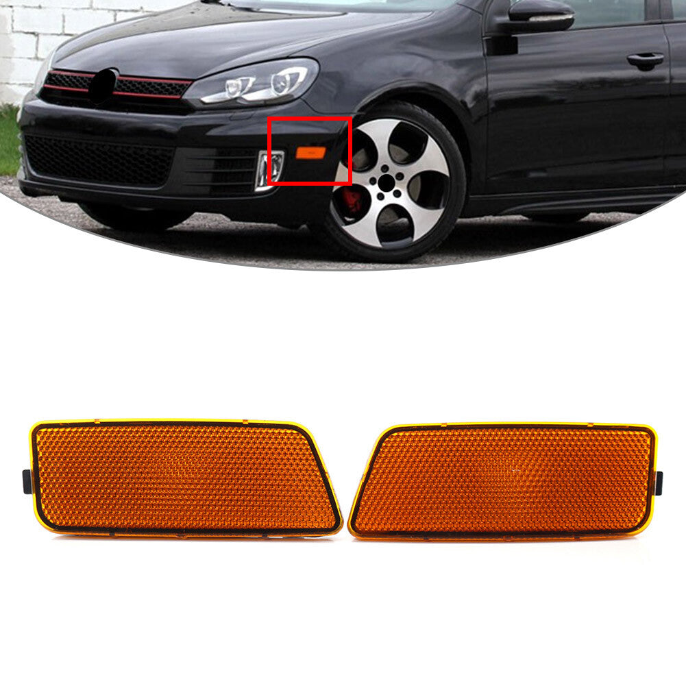 Frontsto?stange Blinker Side Marker Licht F¨¹r for VW for Golf MK6 GTI 2009-2013 Paar