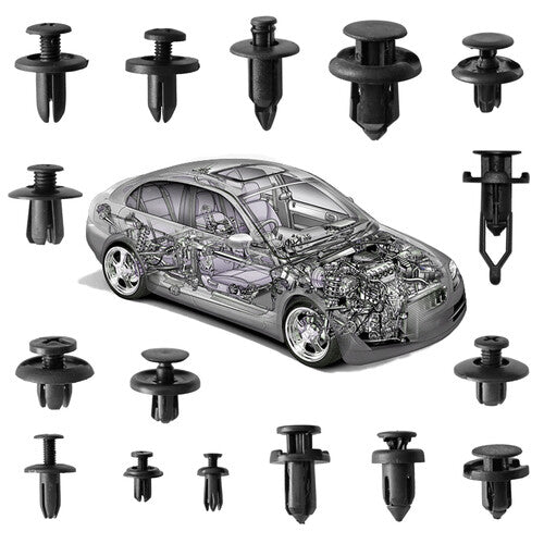650-piece pack of automotive plastic retainer clips for car body panels - Promotional offer for GM for Toyota