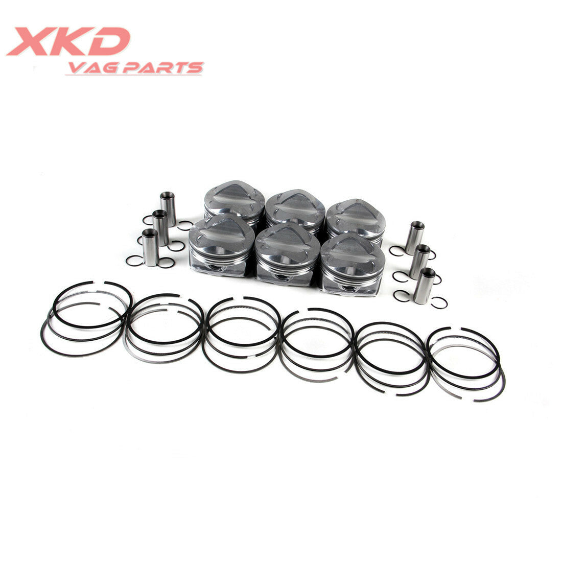 2.8L Engine Piston and Ring Assembly STD Suitable for Audi A6 Quattro CHVA CVPA CNYA