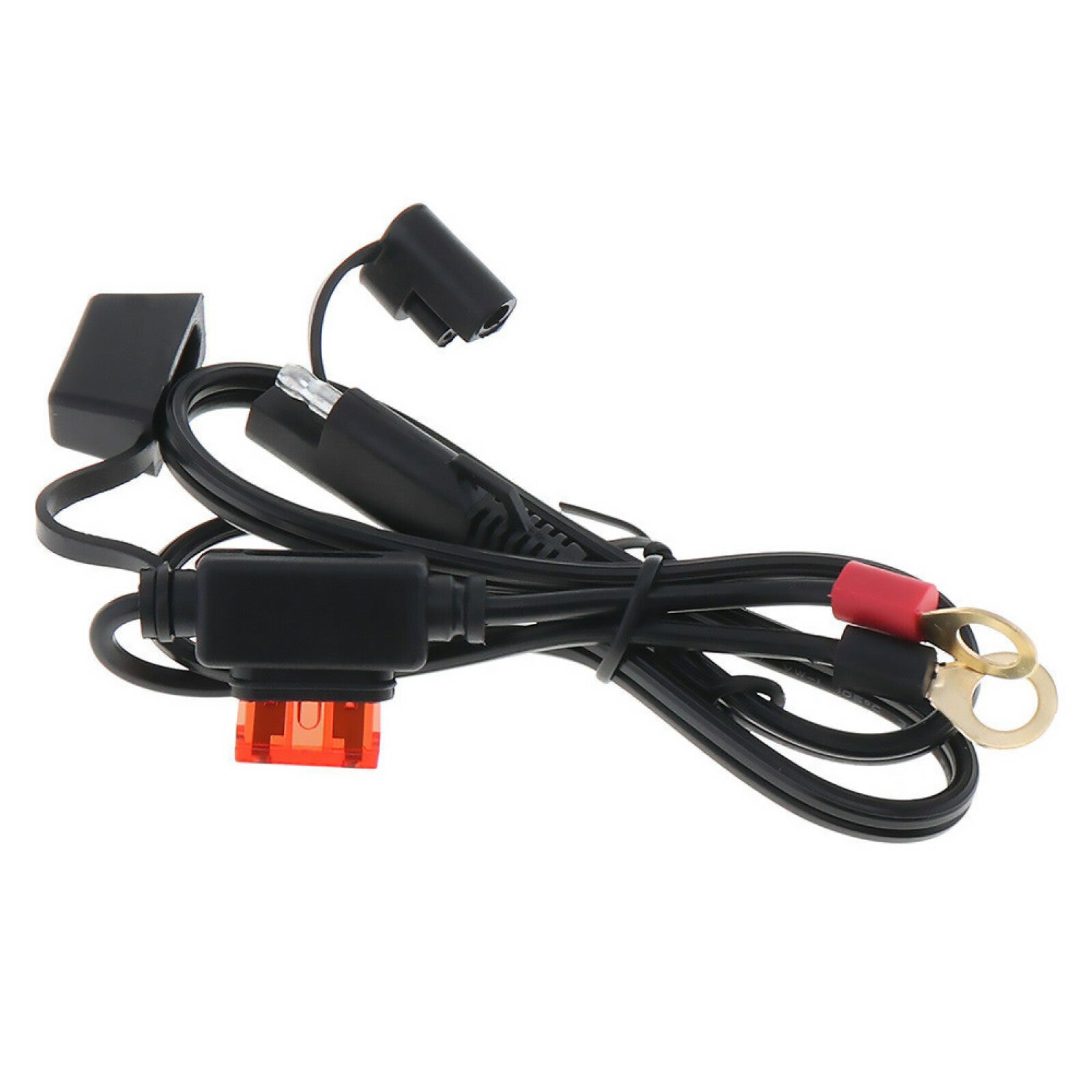 0.6M 12-24V Motorbike Connection Line Charger Line Solar Battery Cable Adapter