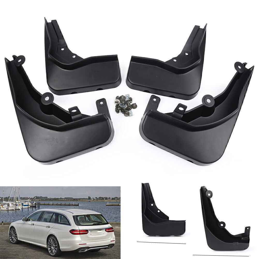 for Mercedes-Benz E Class Sport Sedan 14-15 Splash Guards Mudguard Flaps Fender
