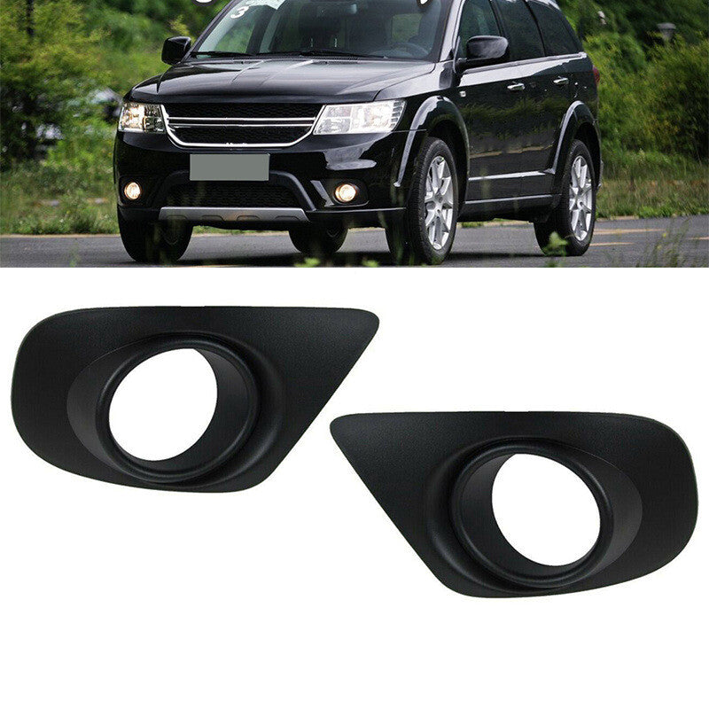 for Dodge Journey 2011 2012-18 Pait Front Driver Passenger Side Fog Light Cover