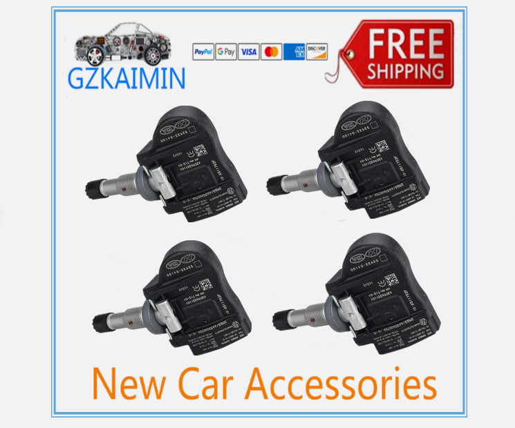 4-pack 52933-D4100 tire pressure sensors for Hyundai Azera Santa Fe and for Kia Optima