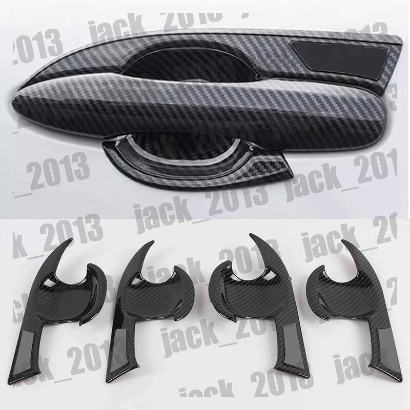 for Toyota for Corolla 2019-2023 ABS Carbon Fiber Exterior Side Door Bowl Cup Cover