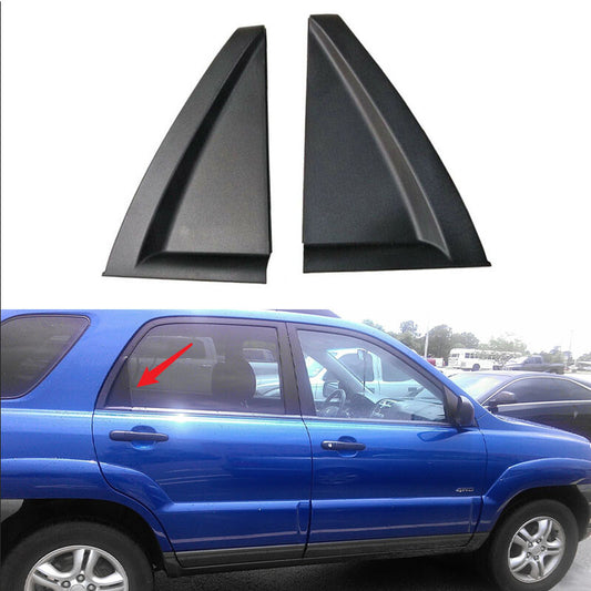 Left+Right Rear Door Outside Delta Molding for Kia Sportage 2005-2010 Pair