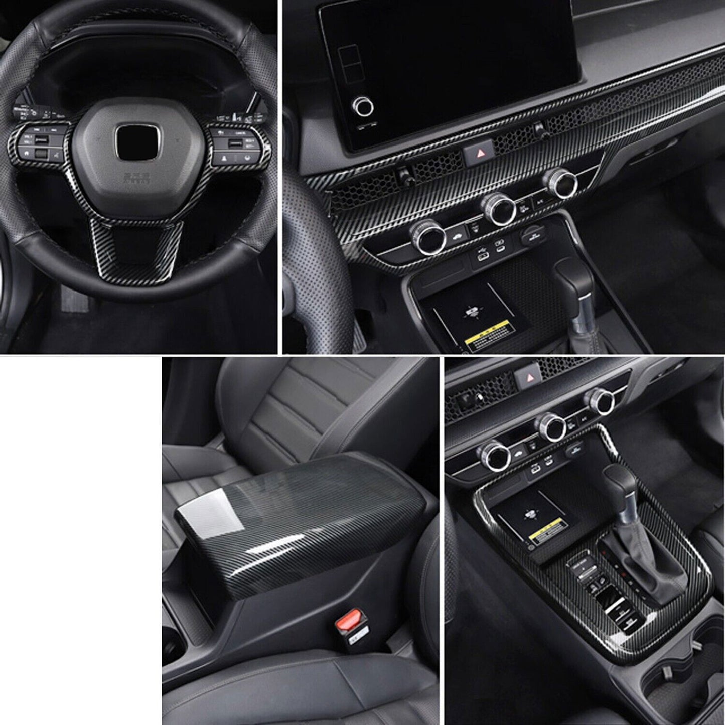 for Honda CR-V 2023 2024 Car Interior Accessories Decorative Kit Cover Trims