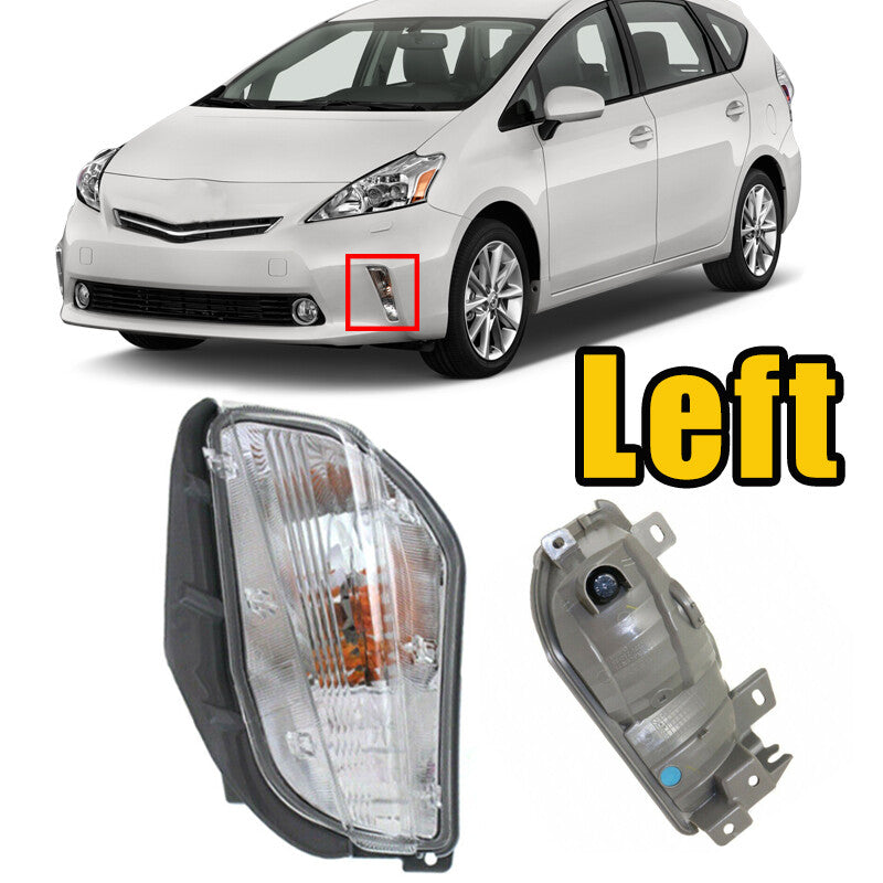 1Pcs Front Bumper turn Signal Light Left for Toyota Prius V 2012 2013 2014