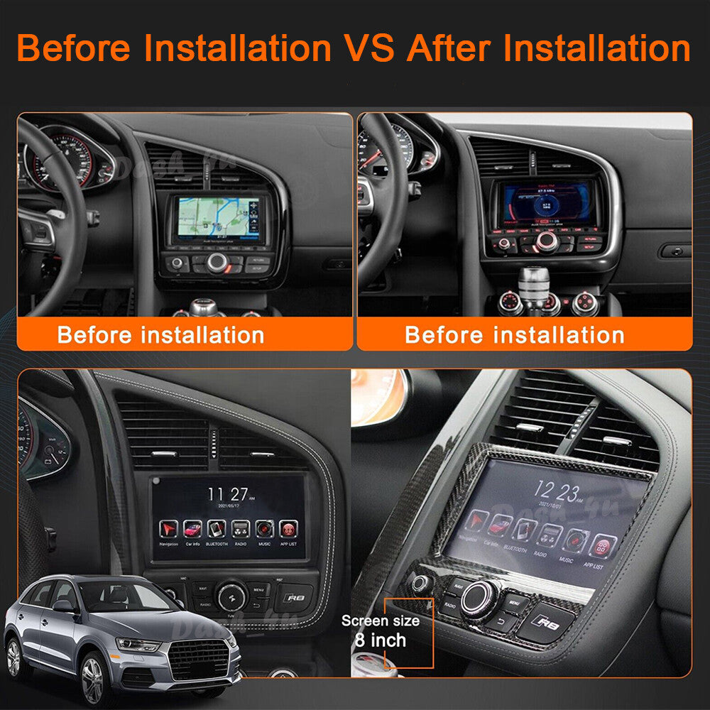 for Audi R8 V8 V10 2007-2015 Android 9.0 Car Radio 8 Stereo Receiver GPS Navi