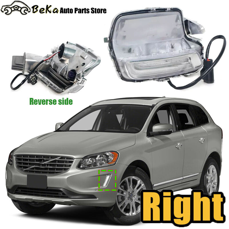 1 piece for Volvo XC60 2014 - 2018 Right LED Front Bumper DRL Daytime Running Light