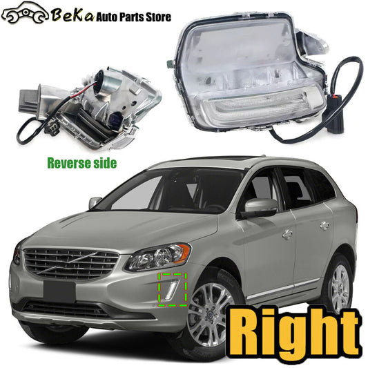1 piece for Volvo XC60 2014 - 2018 Right LED Front Bumper DRL Daytime Running Light