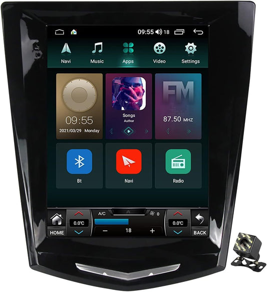 9.7-inch 64GB Car Android 13 Radio GPS CarPlay DSP for Cadillac ATS SRX XTS ATSL CTS