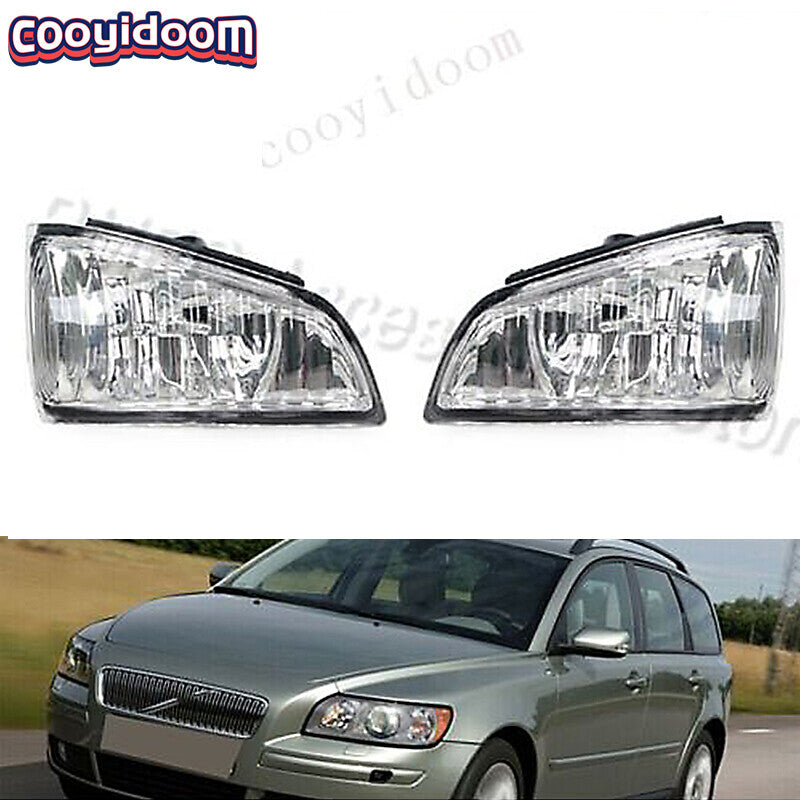 1 pair of rearview mirror indicators and turn signals suitable for Volvo S40 V50 2005-2007