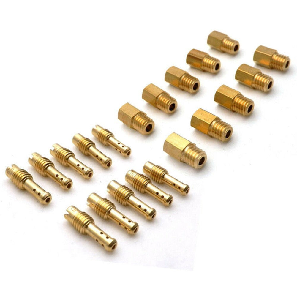 10x Hex Type Main Jets + 10x TMS For Pilot Jets For ,VM/TM/TMX,VM22