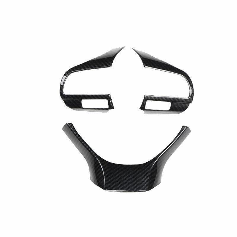for Lexus RX350 450h 2016-2022 Carbon Fiber Deluxe Steering Wheel Button Cover