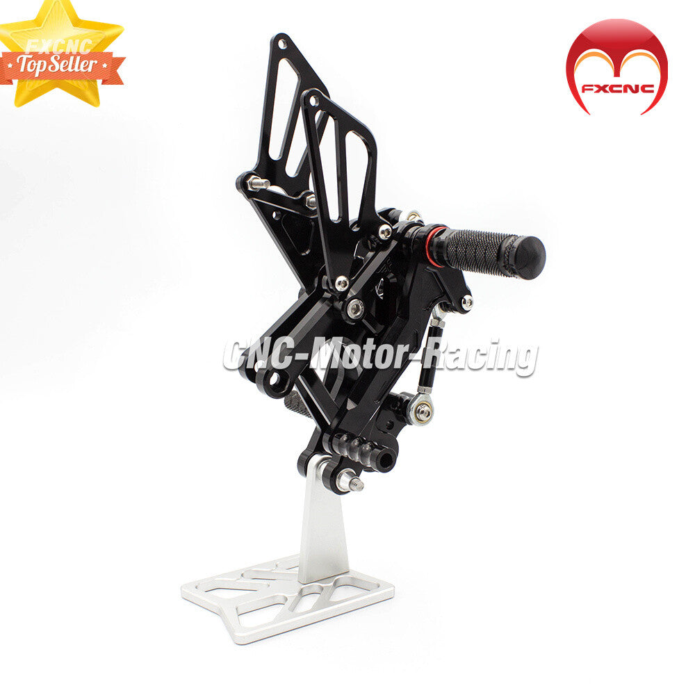 Compatible with for Honda CBR125R and CBR150R (2011-2023) - CNC adjustable rear wheel and footrest.