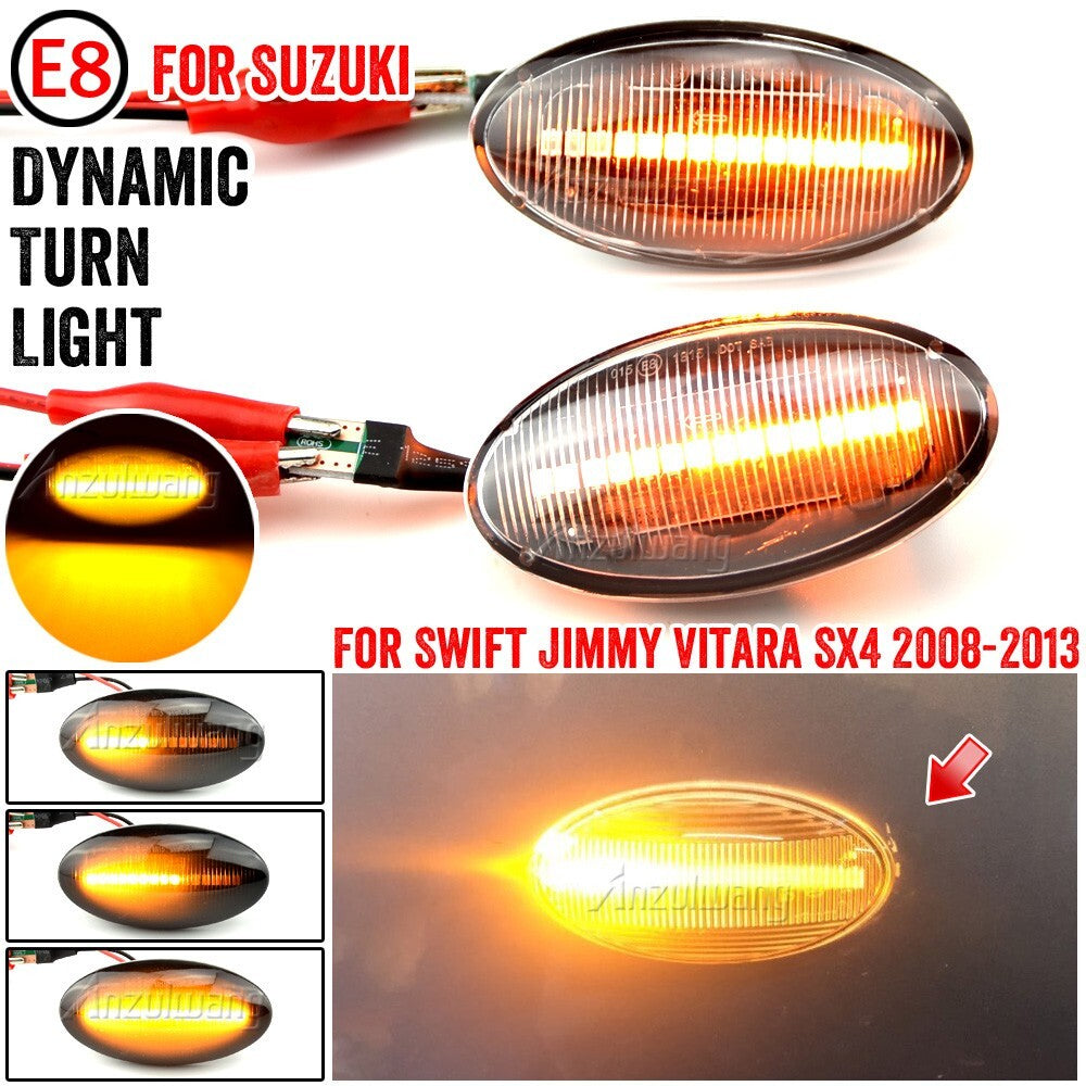 Dynamic Side Marker Turn Light for Suzuki Grand Vitara Splash for Swift for Jimny for Opel