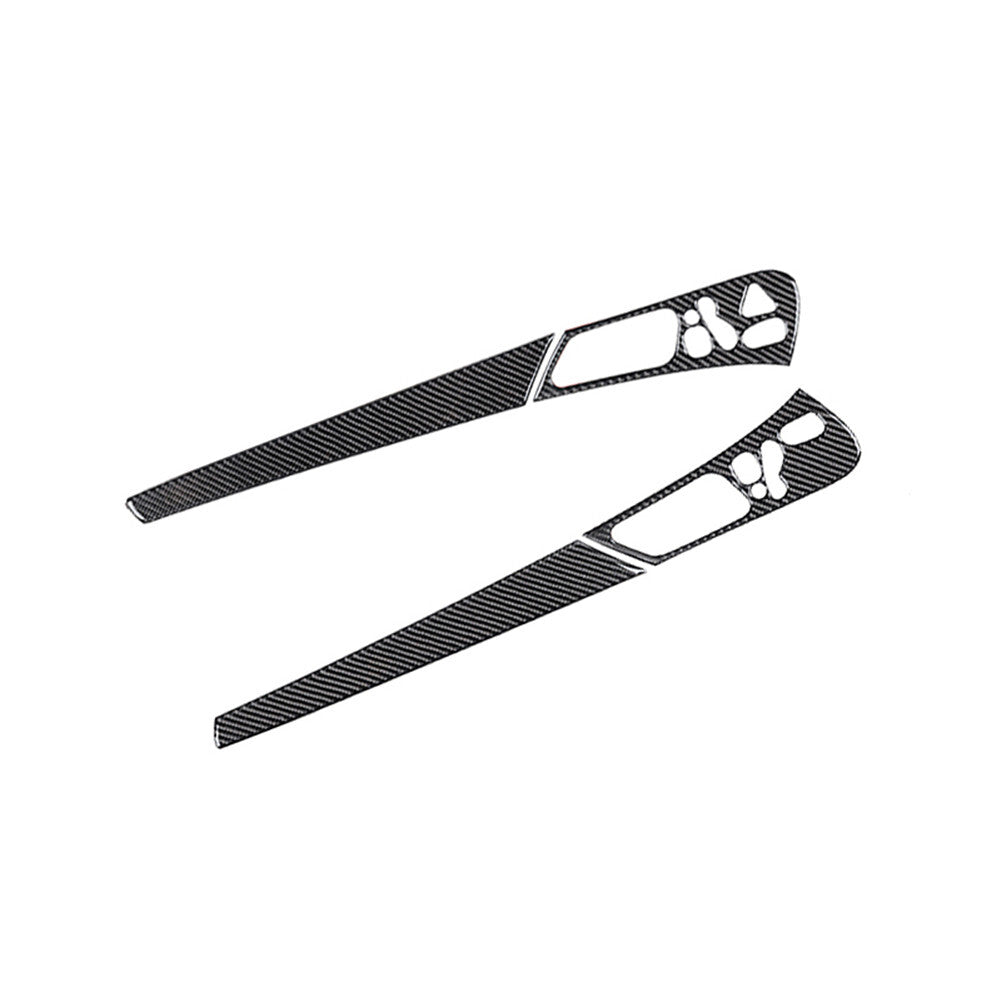 4 x carbon fiber front door handle trim for Mercedes-Benz W203 2005-07 type A