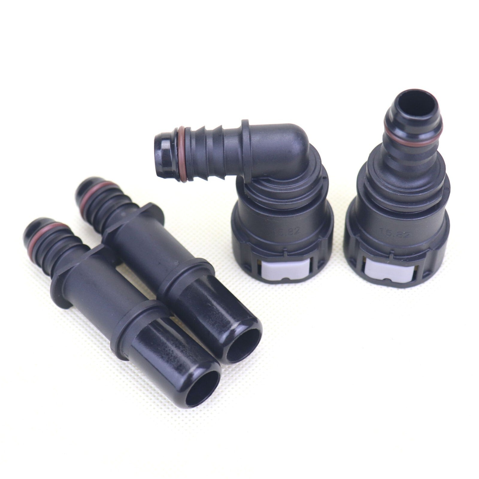 2 pairs of 15.82mm SAE 1/2-inch 12mm fuel lines quick-connect release hose disconnect