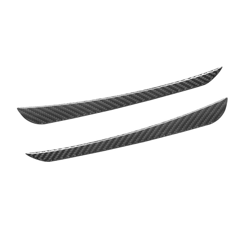 Carbon Fiber Front Headlight Eyebrows Cover Trim for Mercedes G-Class 2013-2018