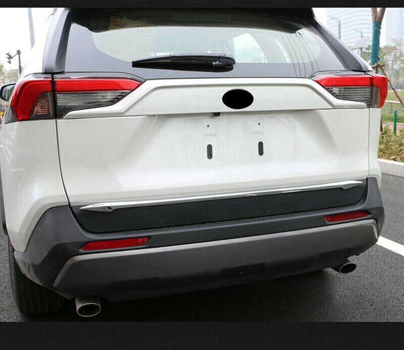 for Toyota RAV4 2019-24 ABS Chrome Rear Trunk Lid Tail Gate Bottom Molding Trim