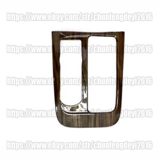 for Jaguar XJ 2010-19 Wood Grain Steel Car Central Console Gear Shift Frame Trim