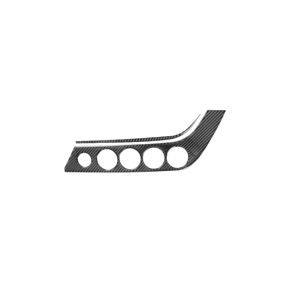 Carbon fiber front A/C control button trim for BMW Z4 E89 2009-2016