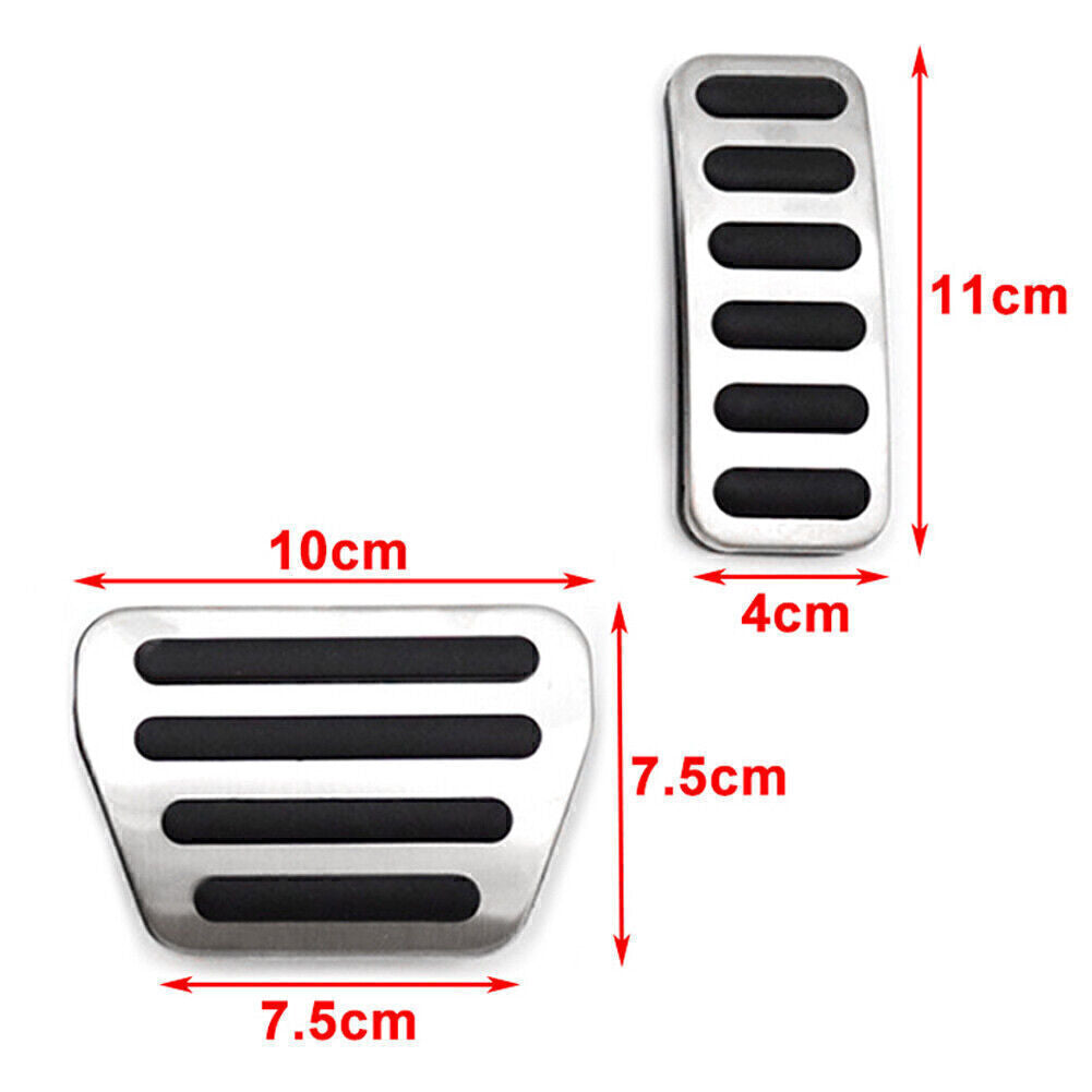 Foot Gas Brake Pedal Cover Kit for Range Rover Sport Discovery 5 Car 2 PCs