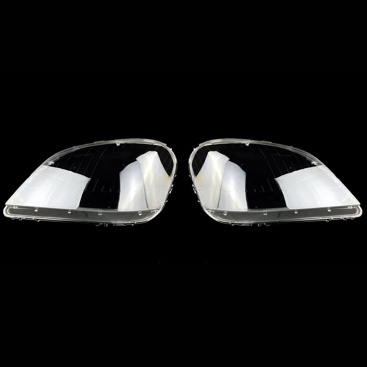 2¡Á F¨¹r for Mercedes-Benz W164 ML500 2006-2008 Scheinwerferglas Abdeckung L+R NEU