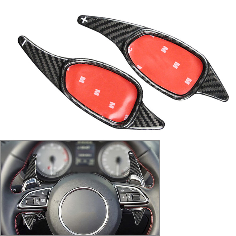 Carbon Fiber Steering Wheel Shift Paddle FIT for Audi A5 S3 S4 S5 S6 SQ5 RS3 RS4