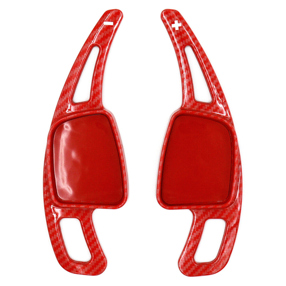 Pair Steering Wheel Shift Paddle Shifter Extension for Audi A3 for A4 for A5 S3 S4 Red